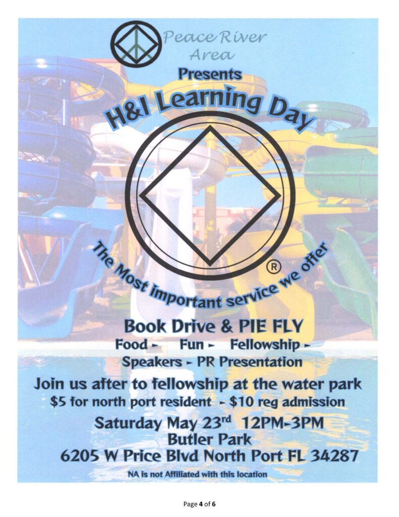 H&I Learning Day Flyer